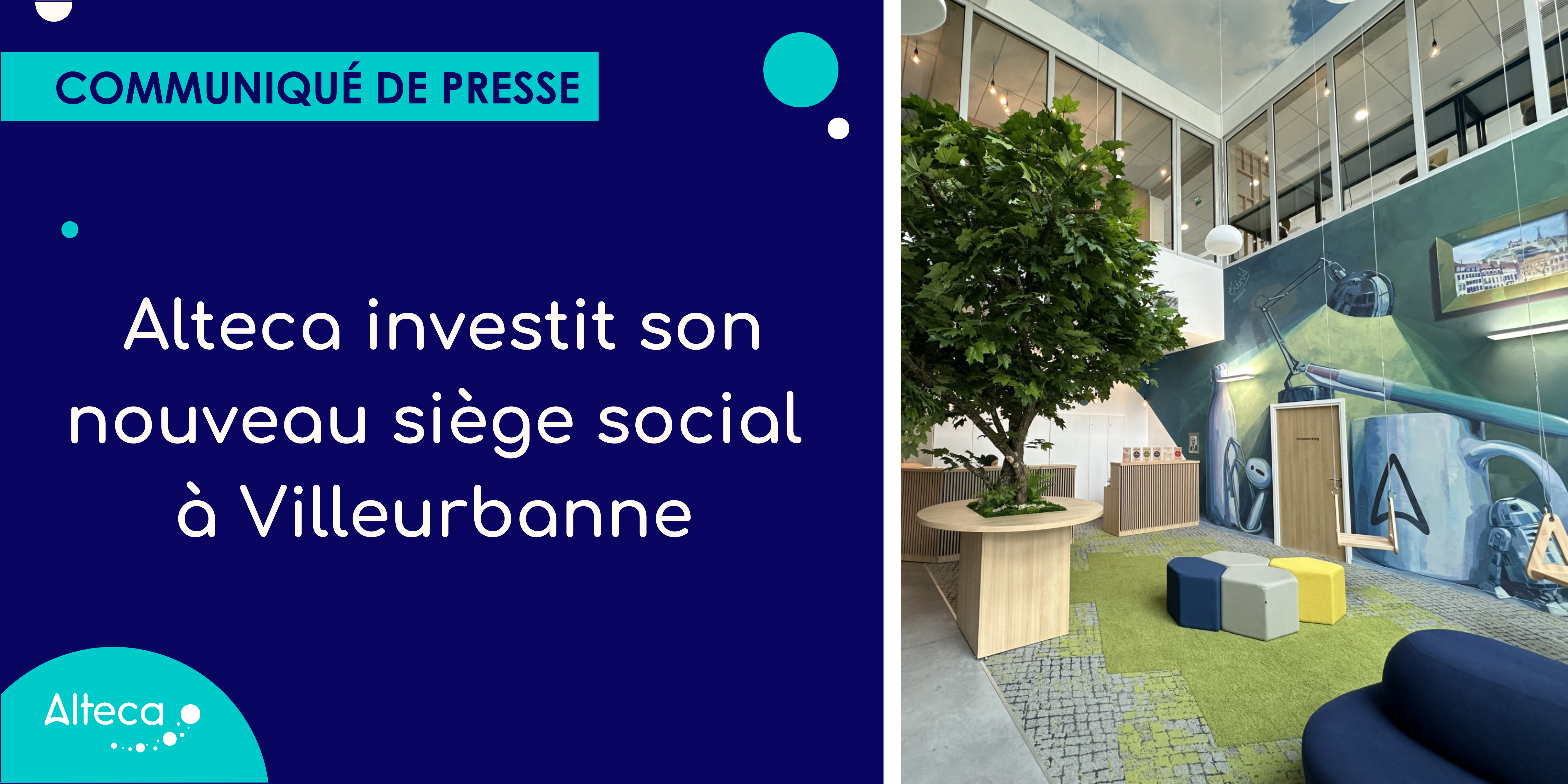Communiqué : Alteca investit son nouveau siège social à Villeurbanne