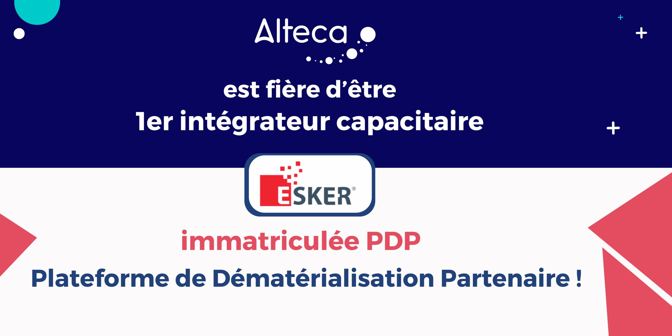 Immatriculation pdp pour esker dont alteca est le 1er intégrateur capacitaire